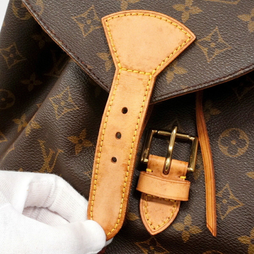 Louis Vuitton Monogram Montsouris GM Backpack/Daypack M51135 Brown (Women's) - Picture 9 of 13